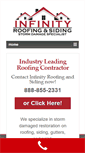 Mobile Screenshot of infinityroofer.com